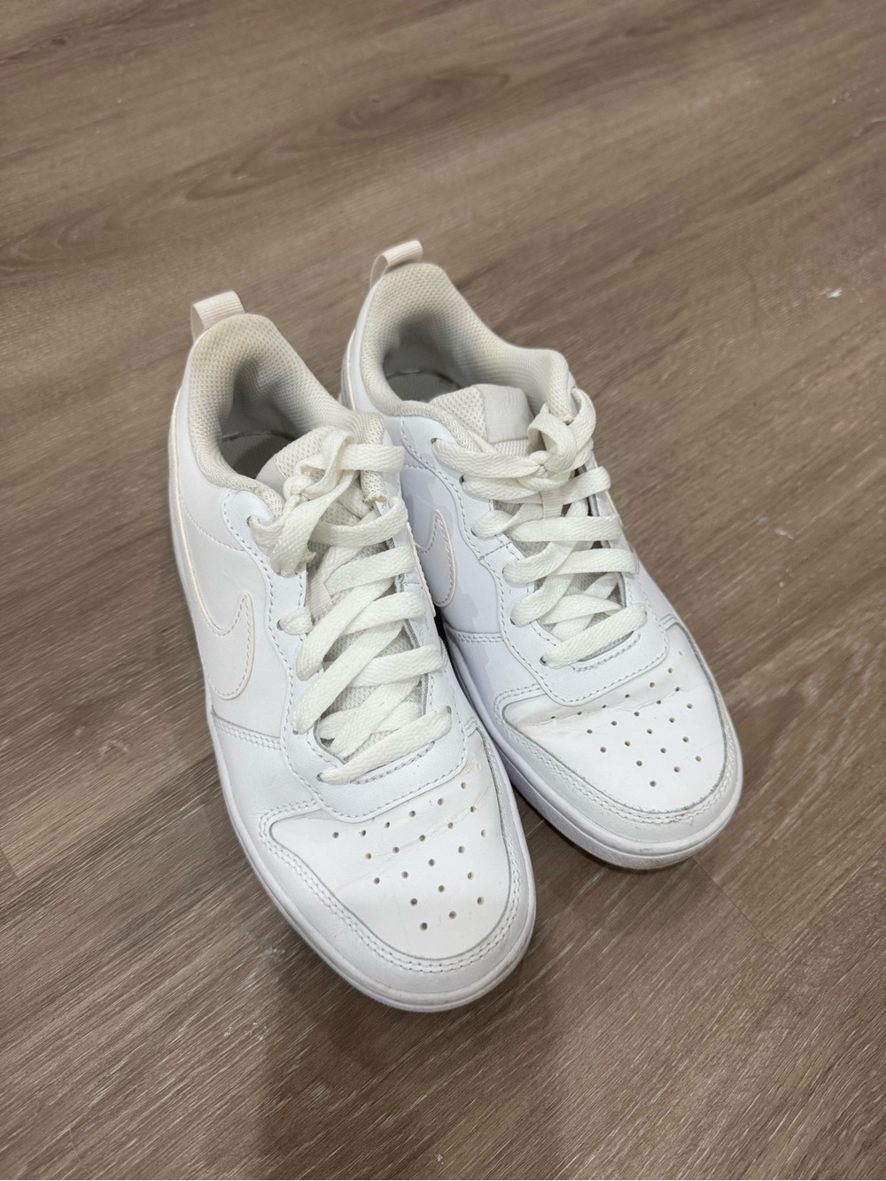 Nike Kids White Low-Top Sneakers